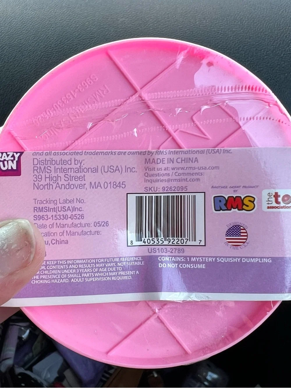 RMS Mystery Dumpling Cotton Candy Edition - Pink Scented Collectible